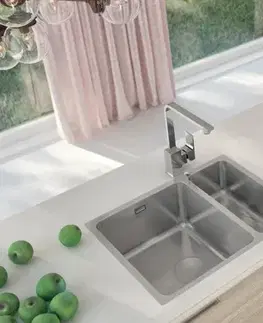 Kuchynské drezy DEANTE DEANTE - Egeria brúsený satin - Nerezový drez, 1.5 - bowl, podstavný ZPE_050C