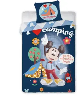 Detské obliečky Obliecky Disney Mickey Mouse 140x200cm+90x70cm Faro Tiahome