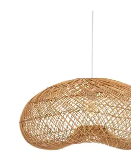 Svietidlá Atmosphera - Luster na lanku JENY 1xE27/40W/230V ratan 182519