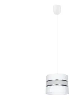 Svietidlá  Luster na lanku CORAL S 1xE27/60W/230V biela 0616