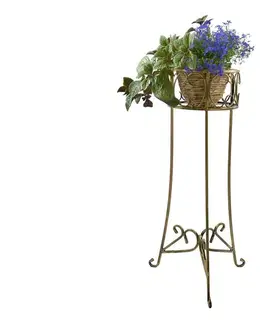 Stojany na kvetiny HowHomely Stojan na kvety 88x28 cm zlatá 10-1011-cz-z