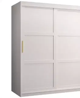 Šatníkové skrine Skriňa Amiro 1 150 biely/biely