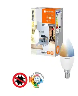 LED osvetlenie LED Stmievateľná antibakteriálna žiarovka B40 E14/4,9W/230V Wi-Fi - Ledvance 4058075575813