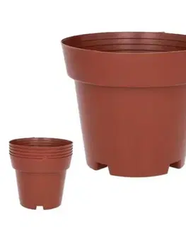 Kvetináče a truhlíky Kinekus Kvetináč, sadbovač plastový, 14,5cm, sada 5ks