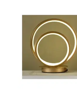 Lampy ONLI - LED stolná lampa NOELIA LED/10W/230V 22 cm zlatá 5102/LGORO