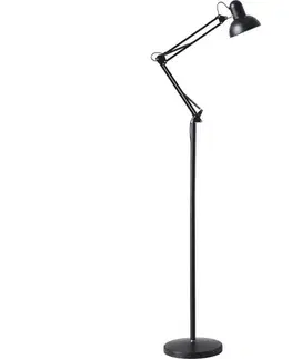 Lampy  Flexibilná stojacia lampa AURIQ 1xE27/60W/230V 184 cm čierna KLLATCZ