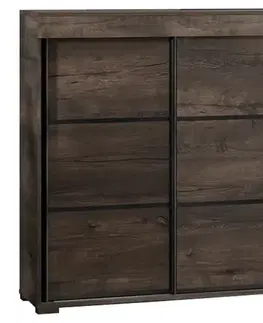 Komody do spálne Komoda Tanger 80 Tmavý popol