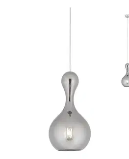 Svietidlá Redo 01-2256 - Luster na lanku LOB 1xE27/42W/230V pr. 18 cm šedá 01-2256