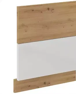 Nábytok do kuchyne a jedálne ARTISAN biela lesklá predná stena umývačky 570X596