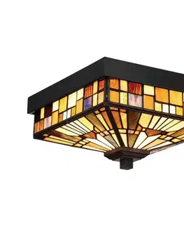 Záhradné lampy Elstead QZ-INGLENOOK-F - Vonkajšie stropné svietidlo INGLENOOK 2xE27/60W/230V IP44 QZ-INGLENOOK-F