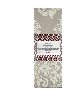 Bytový textil Napínacia plachta Classic bavlna ecru/svetlosivá 220x200 + 25 Merkury Home
