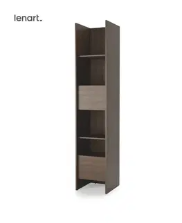 Regále Dig-net nábytok Regál Lenart BED CONCEPT BC-23 | dub dunin