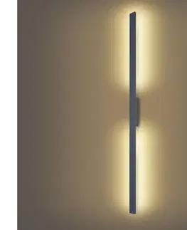 LED osvetlenie BRILAGI - LED vonkajšie nástenné svietidlo LUNA LED/30W/230V 3000K IP65 150 cm antracit CRI 90 BRI822
