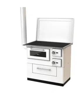 Sporáky Kinekus Sporák ELEGANT 10 / SD10 biely, ľavý