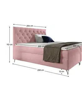 Boxspring Boxspringová posteľ GUINEVRA 4 Tempo Kondela