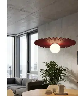Svietidlá EMIBIG Luster na lanku UMBRA 1xG9/8W/230V červený 1729/1