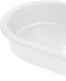 Sanitárna keramika DEANTE - Silia - Granitové umývadlo biela oval CQS_AU6U