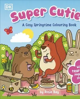 Nalepovačky, vystrihovačky, skladačky Super Cuties A Cosy Springtime Colouring Book - Rosie Bay