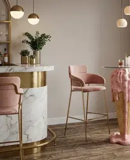 Barové stoličky Barový stôl GELATO Dekorhome