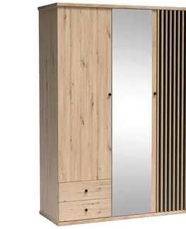 Šatníkové skrine Skriňa Cali C23 150 Artisan