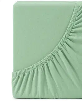 Plachty 4Home jersey prestieradlo Lycra zelená, 180 x 200 cm
