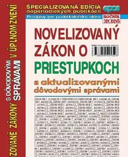 Zákony, zbierky zákonov Novelizovaný zákon o priestupkoch 13/2026