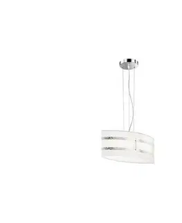Svietidlá Trio - Luster na lanku NIKOSIA 2xE27/40W/230V strieborná 308700289
