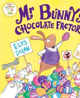 Leporelá, krabičky, puzzle knihy Mr Bunny's Chocolate Factory - Elys Dolan