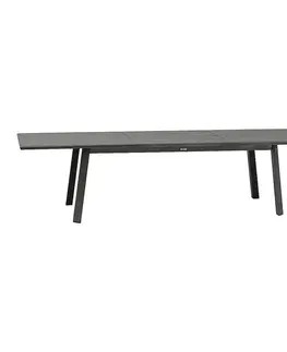 Stolčeky Hliníkový stôl NOVARA 220/314 cm (antracit)