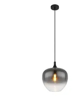 Svietidlá Globo 15548H1 - Luster na lanku MAXY 1xE27/60W/230V čierna 15548H1