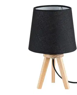 Lampy Rabalux 2069 - Stolná lampa LYCHEE 1xE14/25W/230V čierna 2069