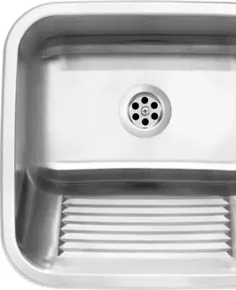 Kuchynské drezy DEANTE DEANTE - Technický drez, 1-bowl - vstavaný alebo nástenný ZYK_010A