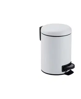 Svietidlá Gedy - Odpadkový kôš POTTY 5 l, tiché zatváranie, biela 330902