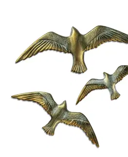 Bytové doplnky a dekorácie Dekoratívny doplnok na stenu Flying Seagulls - 1