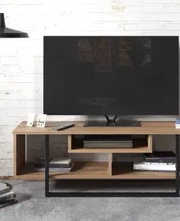 TV stolíky TV stolík Asal (120) - Walnut, Black