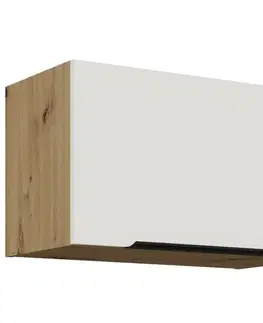 Kuchynské skrinky visiace Kuchynská skrinka Aria-Wh/Ar Anti Fingerprint 60gu-36 1f