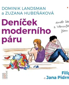 Humor a satira OneHotBook Deníček moderního páru aneb ženy jsou z Venuše a muži jsou debil