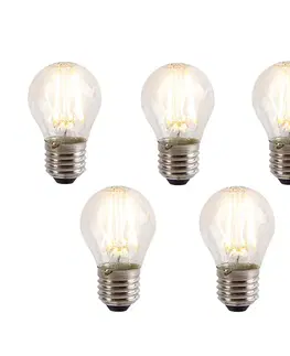 LED osvetlenie Sada 5 LED žiaroviek E27 s 3-stupňovým stmievaním P45 5W 700 lm 2700K