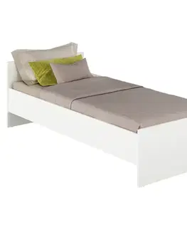 Postele KONDELA Ramsa 1 posteľový rám biela