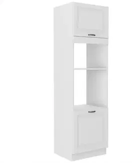 Kuchynské skrinky stojace Skrinka do kuchyne STILO biela mat/biela 60dmp-210 2f