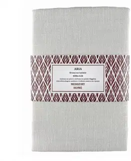Záclony do obývačky Záclona na páske  ARIA polyester ecru 400x120 Merkury Home