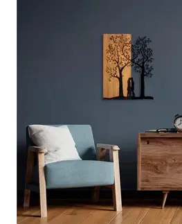 Obrazy  Nástenná dekorácia 45x58 cm stromy drevo/kov 899SKL2394