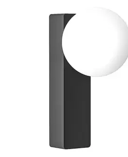Svietidlá Open Design OR85556 - Kúpeľňové nástenné svietidlo BOLETTA 1xG9/8W/230V IP44 čierne OR85556