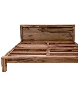 Postele Posteľ Kali 160x200 indický masív palisander
