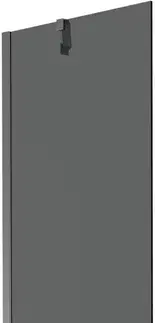 Sprchové dvere MEXEN/S - Next vaňová zástena FIX 60 x 150, grafit, grafit metal 895-060-000-00-40-95