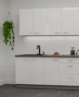 Moderný kuchynský nábytok Kuchynská Linka Bianka 180 cm bez pracovnej dosky