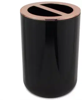 Kúpeľňové doplnky Pohárik Strips TOP čierna,meď cst-1815 99