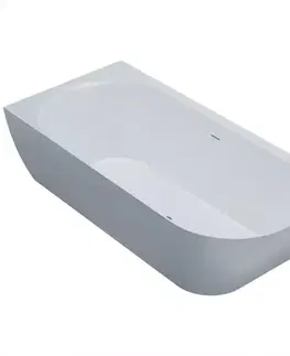 Voľne stojace vane Vaňa Nelza 175x82 konglomerát pravý biela matná