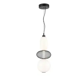 Svietidlá  LED Luster na lanku ARAME LED/23W/230V pr. 22 cm čierna ML1433