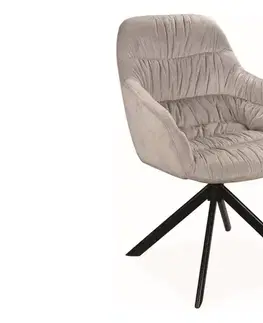 Stoličky Jedálenské kreslo ASTORIA VELVET II Signal